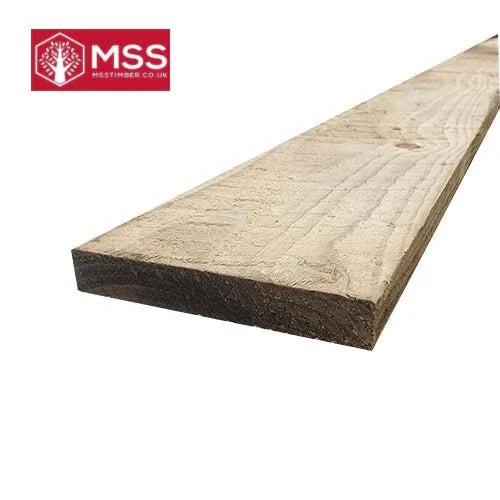 6x1 (145mm x 22mm) - Treated Carcassing Kiln Dried Fascia Board Timber