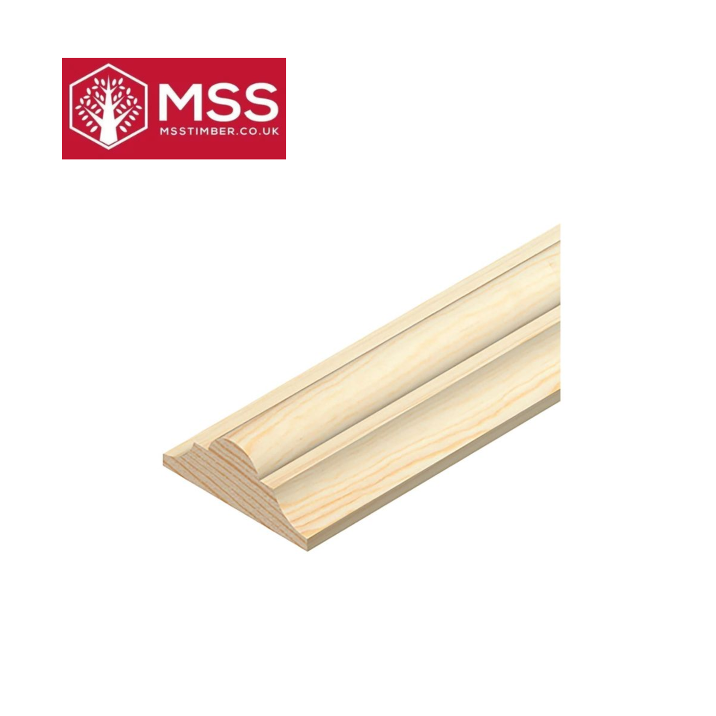 Pine Double Astragal 2.4m