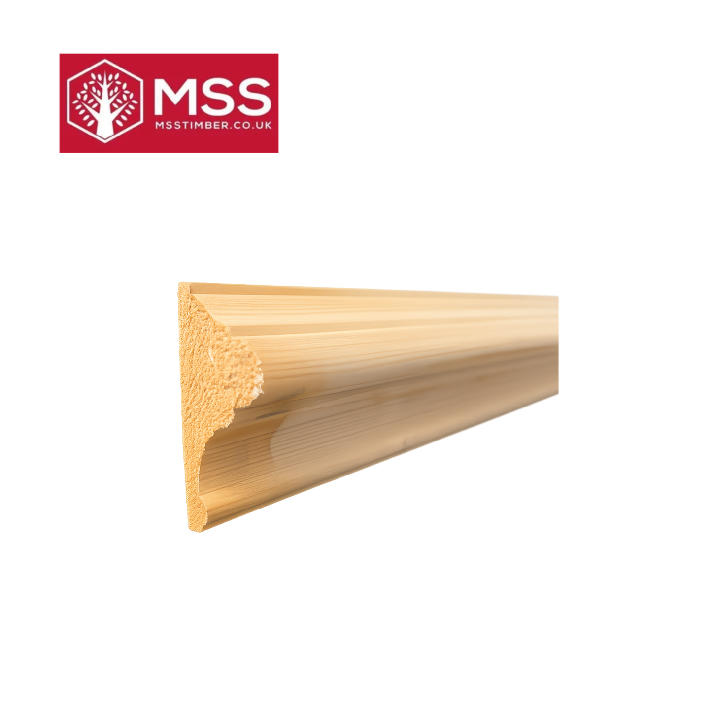 4.2m Dado Rail 69mm x 28mm