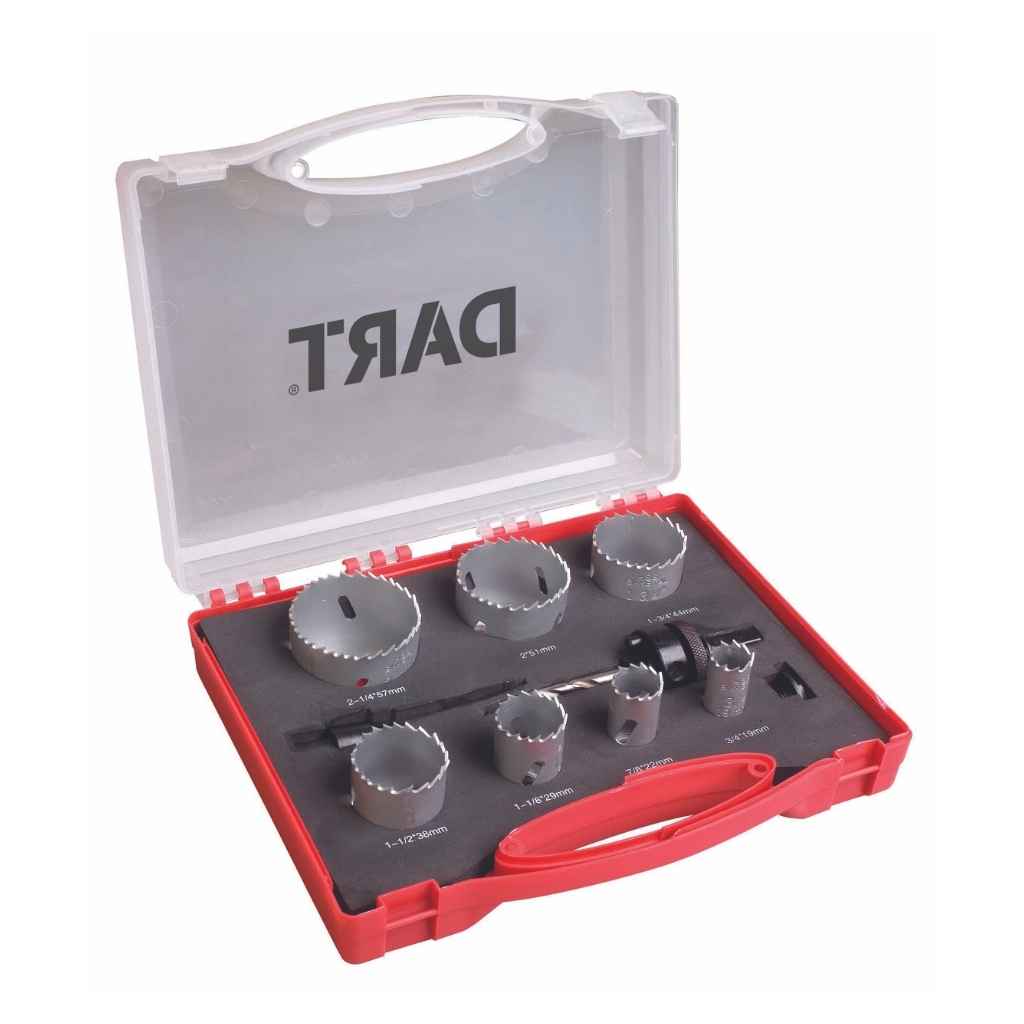 DART 10 Piece Holesaw Kit - MSS Timber Merchants