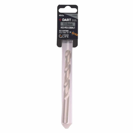 DART 10.5mm HSS Cobalt Twist Drill - Single - MSS Timber Merchants