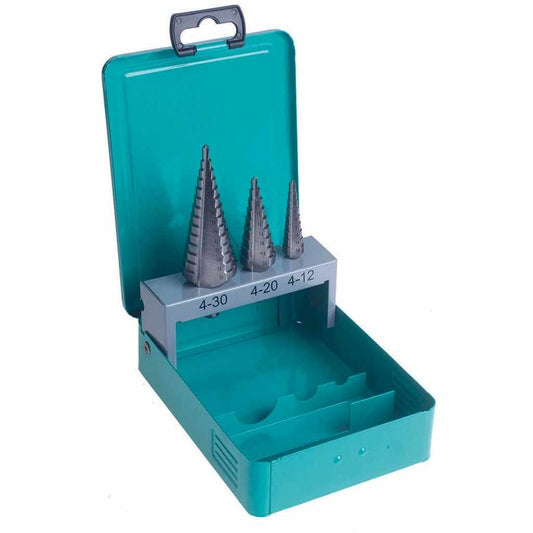 DART 3 Piece Straight Flute Step Drill Set - MSS Timber Merchants