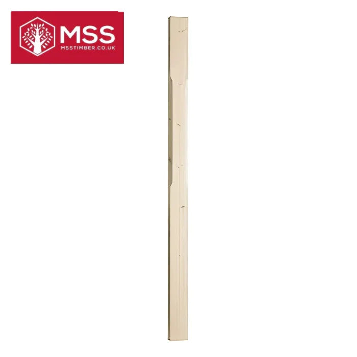 Half Pine Stop Chamfer Newel Post - MSS Timber Merchants