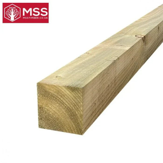 3x3 (70mm x 70mm x 3.0m) - Sawn Treated Fence Post Timber - MSS Timber Merchants