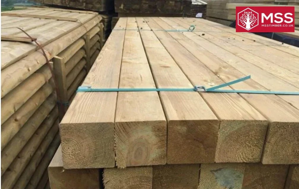 3x3 (70mm x 70mm x 3.0m) - Sawn Treated Fence Post Timber - MSS Timber Merchants