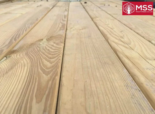6x2 Treated Timber (145mm x 47mm) - Sawn Treated Kiln Dried Roofing Joist Timber