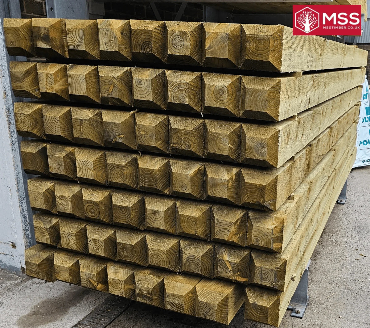 Post For Building 6x6 (150mm x 150mm x 3.0m) - Sawn Treated Timber Post – MSS Timber ...
