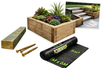 Raised Garden Bed + Sleeper Kit