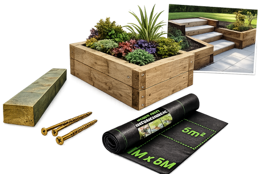 Raised Garden Bed + Sleeper Kit