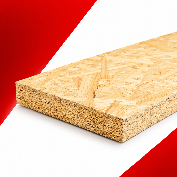 DEAL 10 OSB Boards c2440 x 1220 x 18mm with a FREE box of M5 x 50mm Wood Screws (200pcs)
