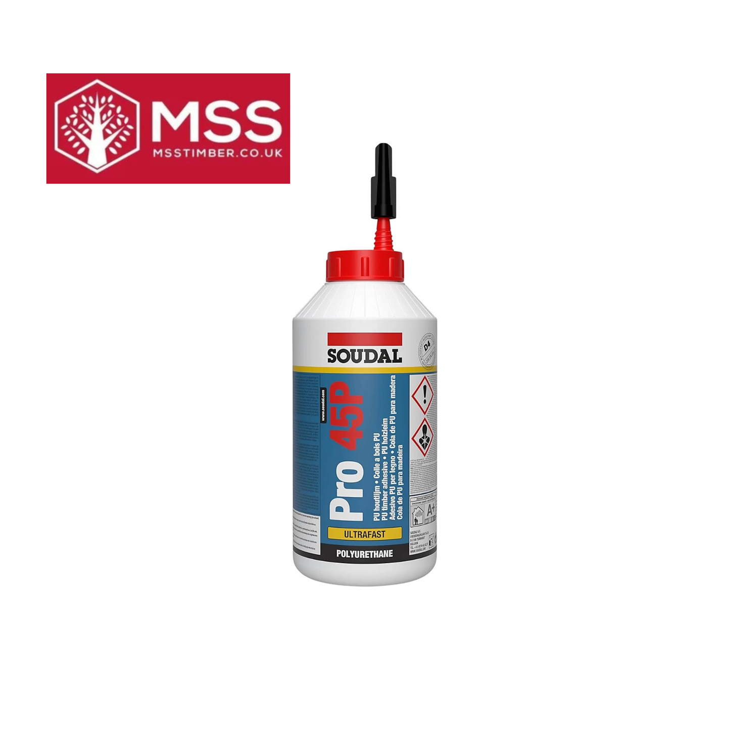 Soudal 750g Pro-45 D4 wood glue