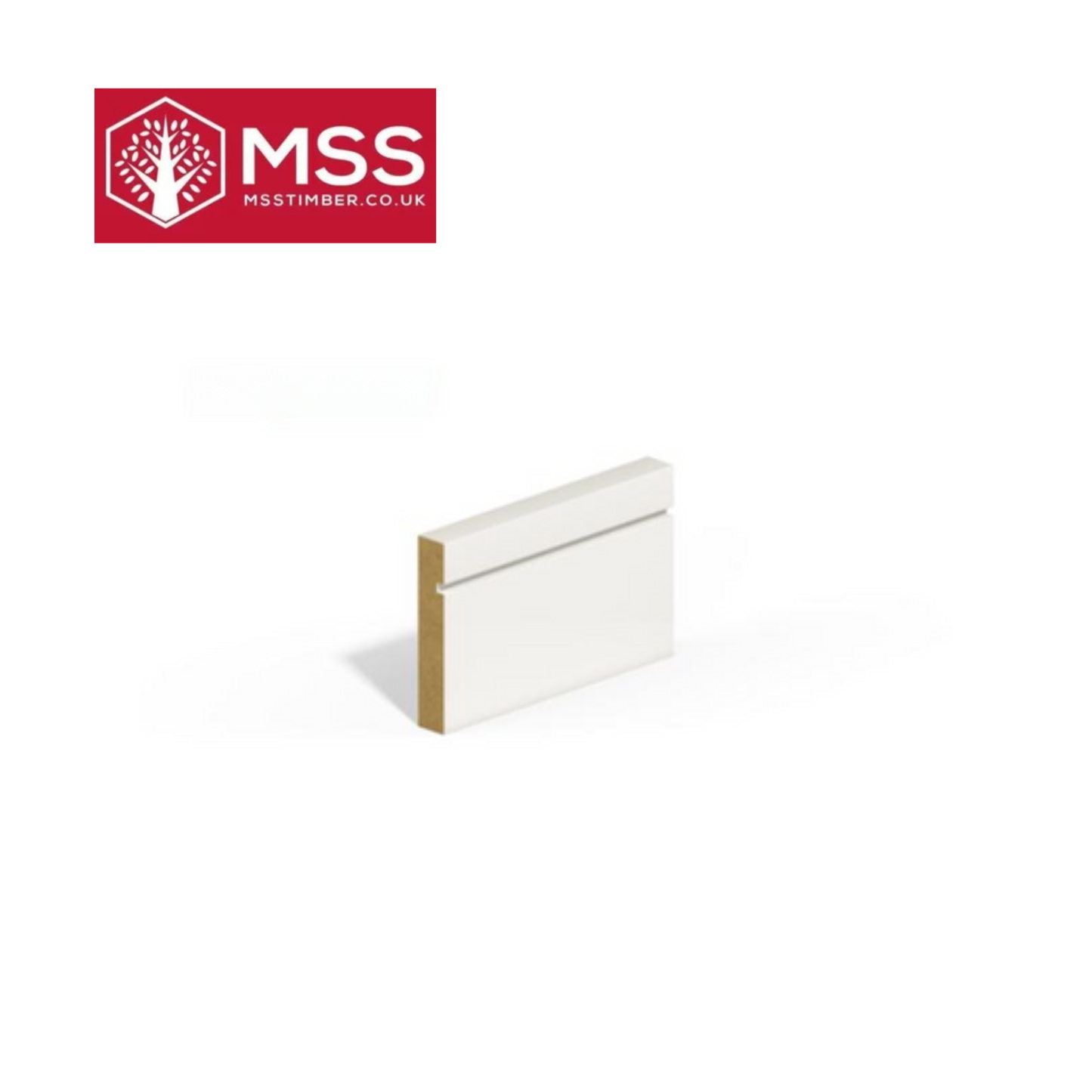 chamfer & "v" groove MDF Architrave 4.2m