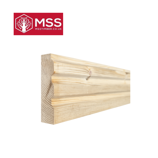 MSS Double Groove Pine Architrave 4.2m