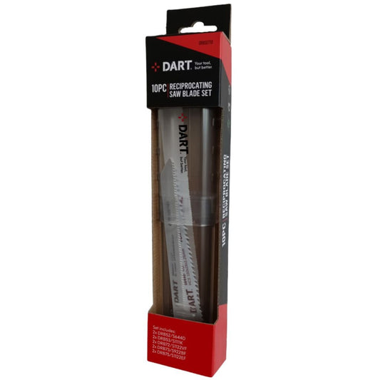 DART 10 Piece Reciprocating Saw Blade Set - MSS Timber Merchants