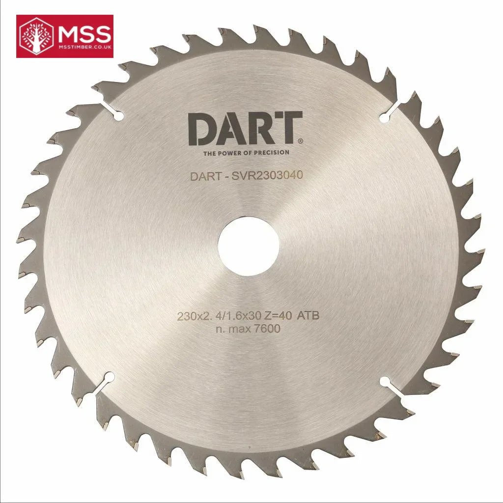 DART Silver Wood Saw Blade - MSS Timber Merchants