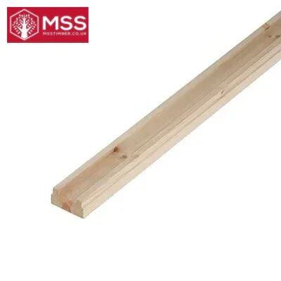 Hand Rail Crown Profile Pine with 41mm Groove - MSS Timber Merchants