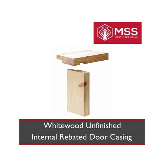 Whitewood Unfinished Internal Rebated Door Casing - MSS Timber Merchants